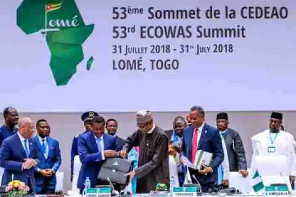 President Buhari Reacts To Being Elected New ECOWAS Chairman (Photos)